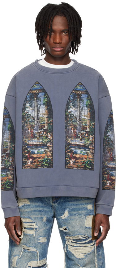 Sweatshirt Who Decides War Who Decides War Apparent Crewneck Sweatshirt Blå | 1110030010SS25, 0