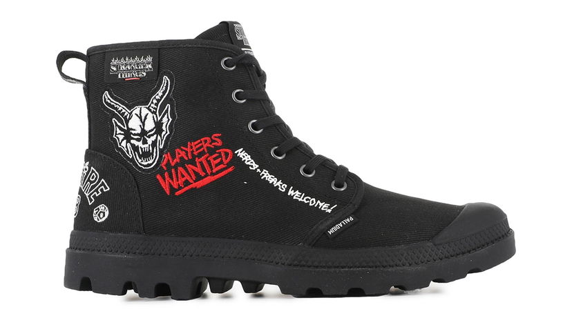 Sneakers och skor Palladium Pampa Hellfire Stranger Things Boots Svart | 74496-001-M