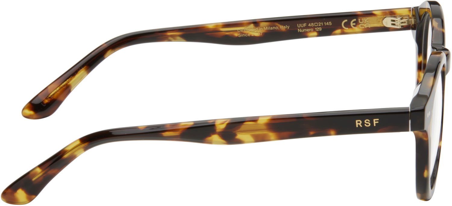 Solglasögon RETROSUPERFUTURE RETROSUPERFUTURE Numero 129 Round Frame Glasses Brun | UUF, 1