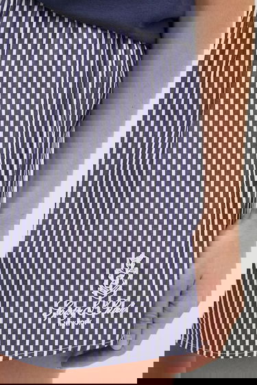 Shorts Sporty & Rich Sporty & Rich Vendome Mini High Waist Shorts Mörkblå | SH035602231ST02, 3