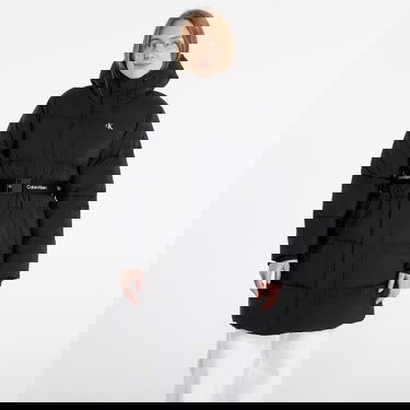 Pufferjacka CALVIN KLEIN Calvin Klein Jeans Belted Midweight Coat Svart | LV047D508G UB1, 0