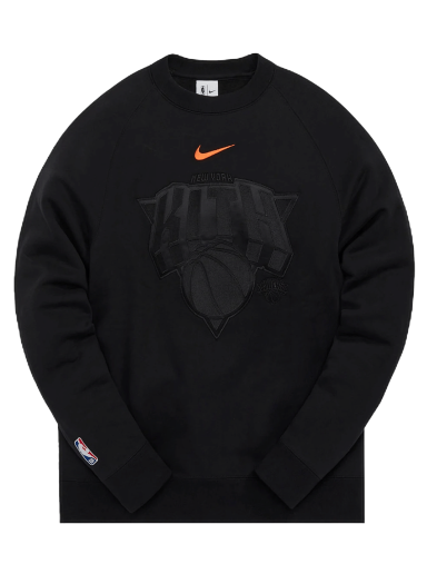 T-shirt KITH & Nike For New York Knicks Fleece Crewneck Svart | CZ5611 010