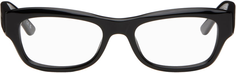 Solglasögon Balenciaga Balenciaga Rectangular Glasses Svart | BB0392O-001