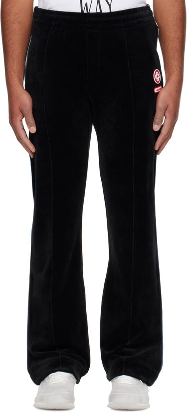 Träningsbyxor Casablanca Gradient Piping Velour Track Pants Svart | M-AW25-JTR-300-01, 0