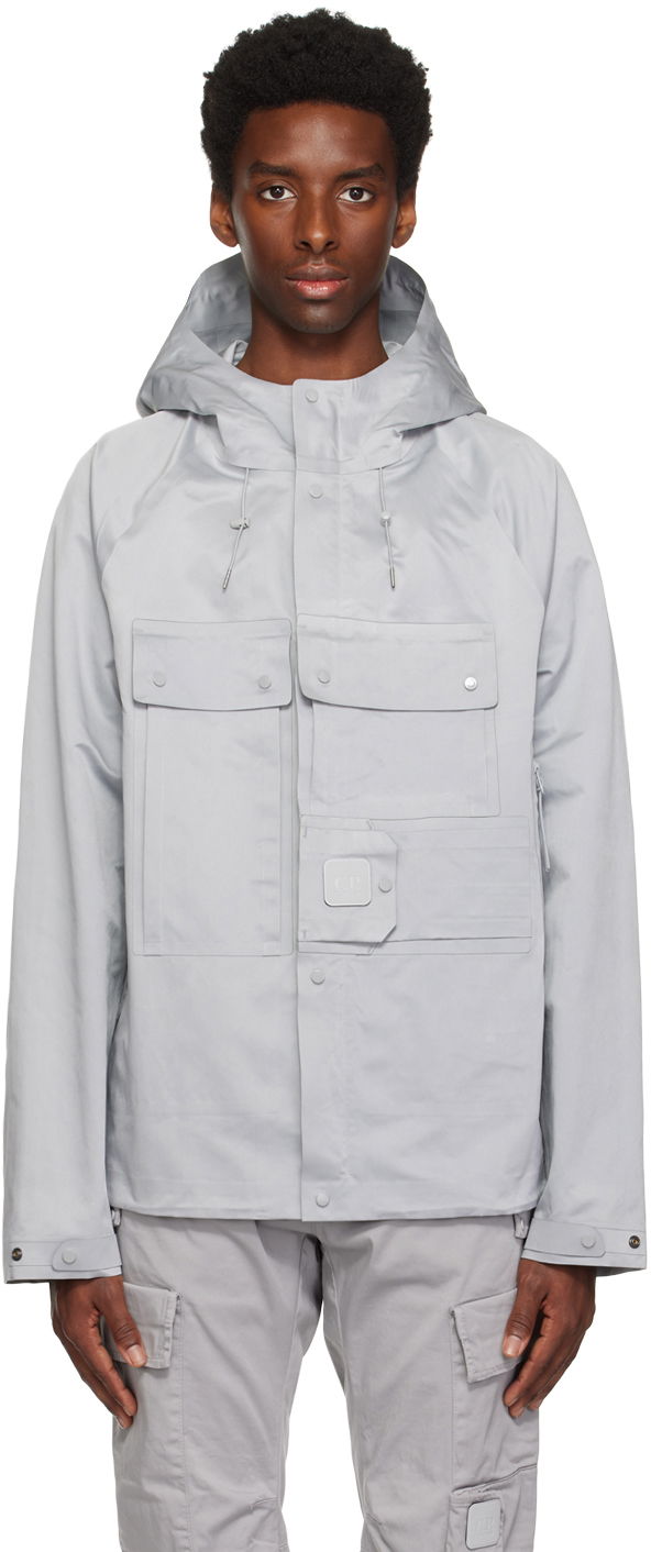 Jacka C.P. Company Detachable Patch Jacket Grå | 14CMOW011A-006258A, 0