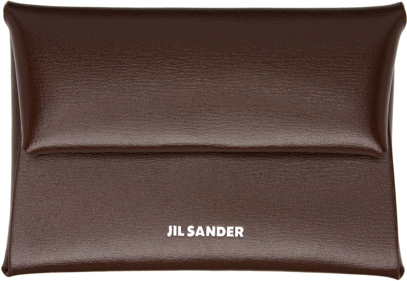 Plånbok Jil Sander Jil Sander Envelope Coin Pouch Brun | J07UI0013_P5355