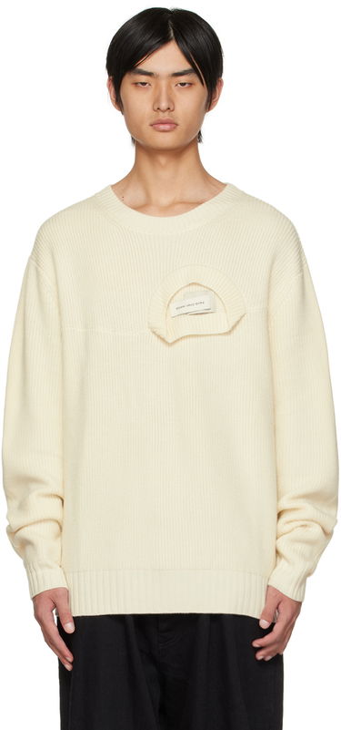 Sweater Feng Chen Wang Feng Chen Wang Double Neck Sweater Beige | FUF14KT12, 0