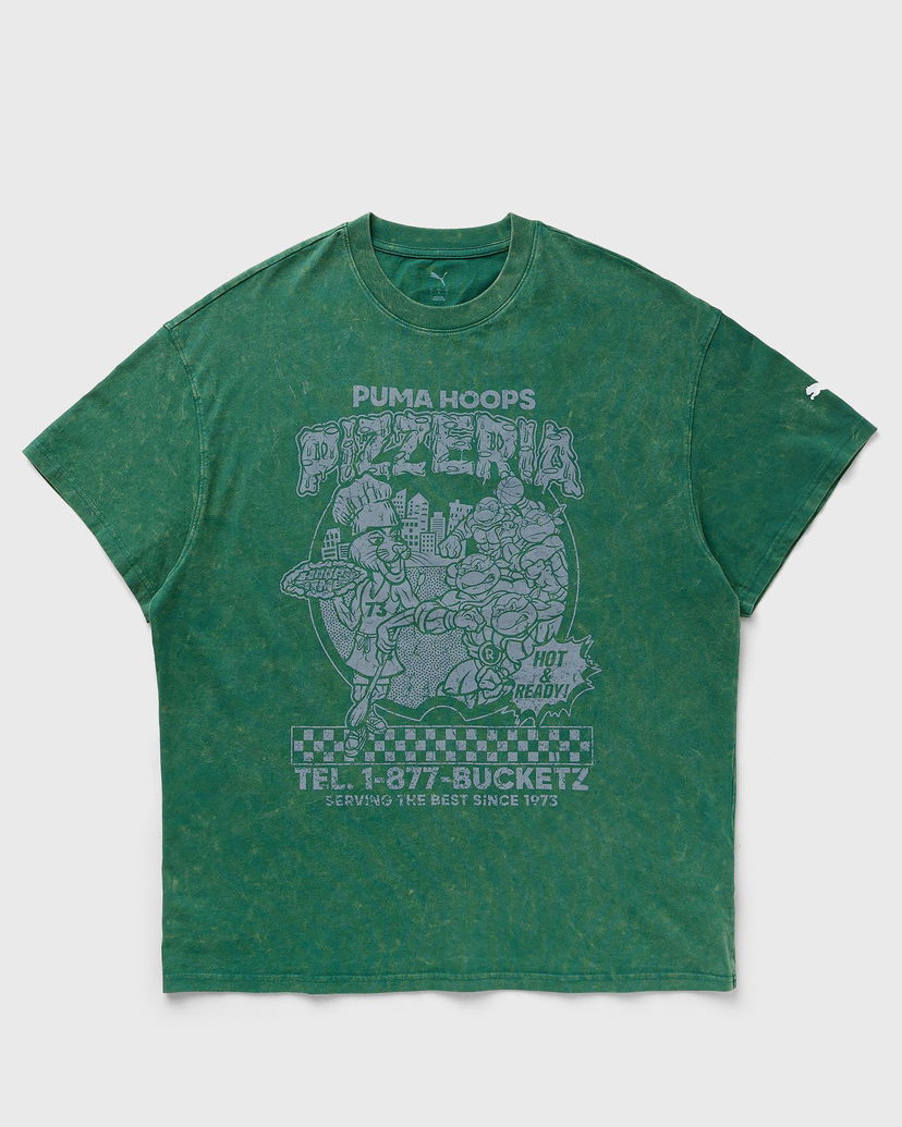 T-shirt Puma Hoops x TMNT Graphic T-Shirt Grön | 630928-02