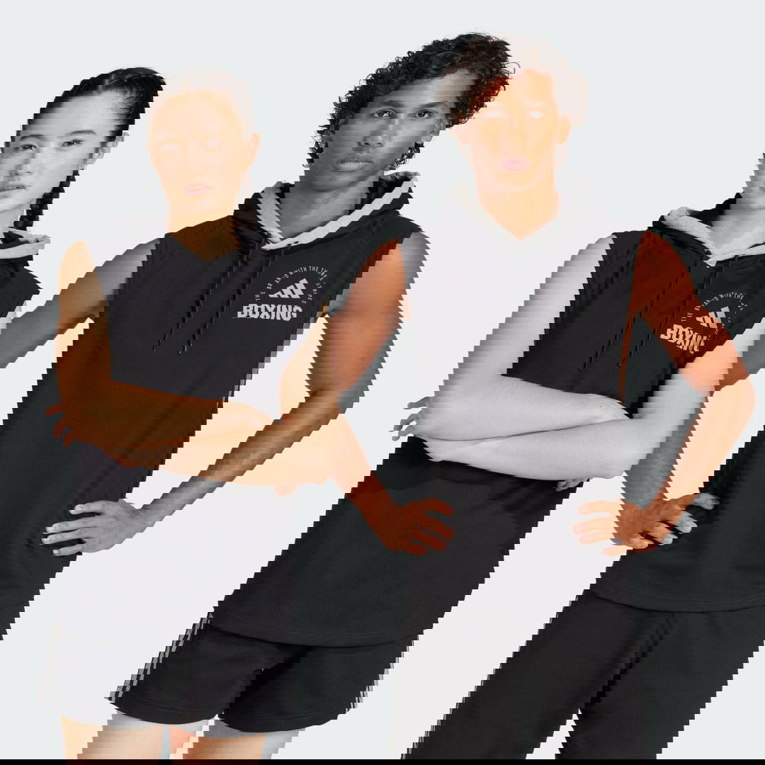 Sweatshirt adidas Performance Boxing Sleeveless Hoodie BW TRAD Svart | JJ6045, 0