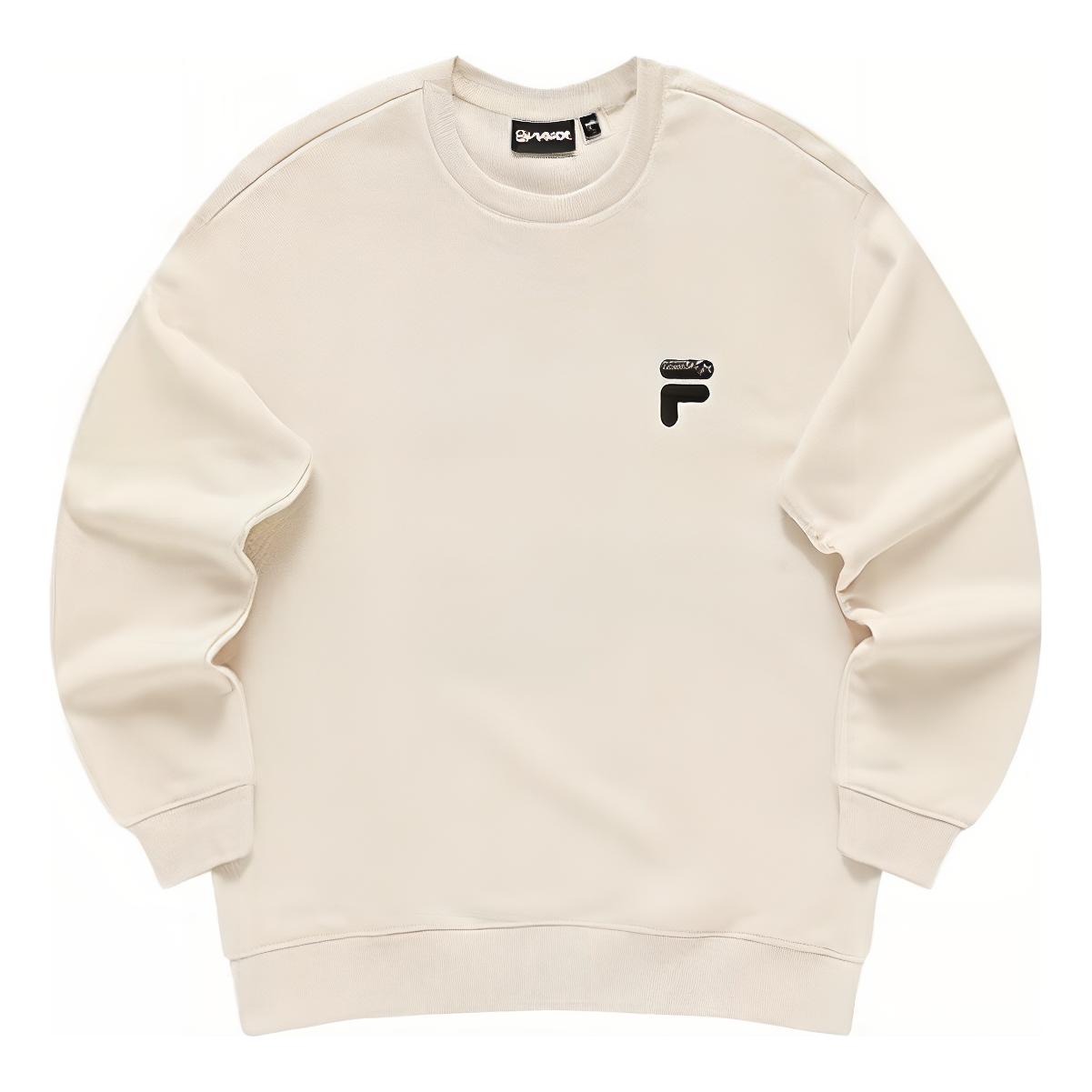 Sweater FILA FUSION Fob Graphic Sweater Beige | T11U343205F-BG, 0