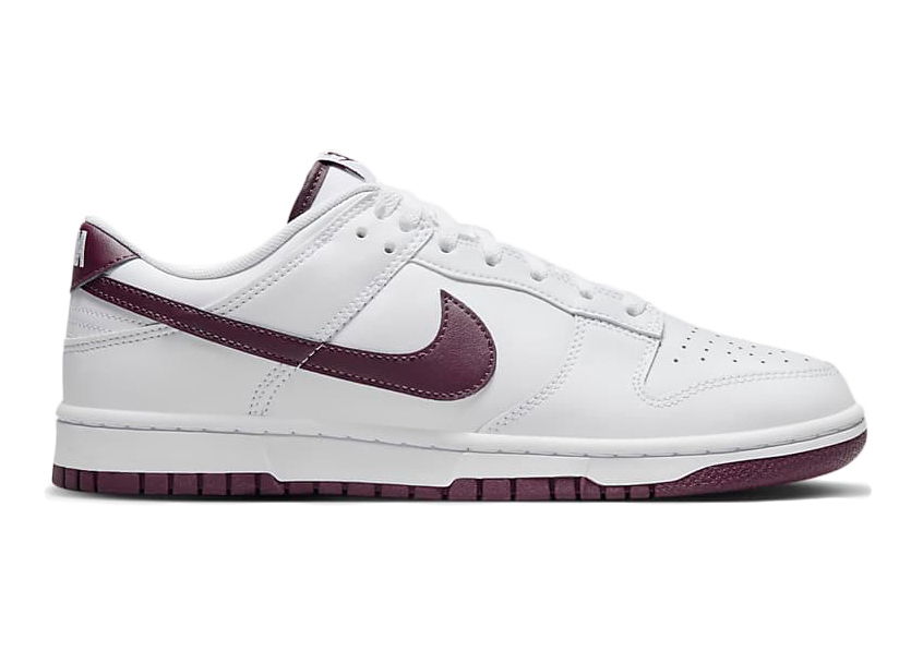 Sneakers och skor Nike Dunk Low Retro White Night Maroon Vit | DV0831-102, 0
