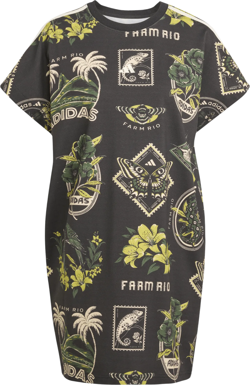 Klä adidas Originals adidas Farm Women's T-Shirt Dress Svart | jl7004