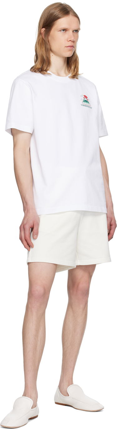 Shorts Casablanca Casablanca 'Casa Way' Mountain Sweat Shorts Vit | MPF25-JTR-003-04, 3