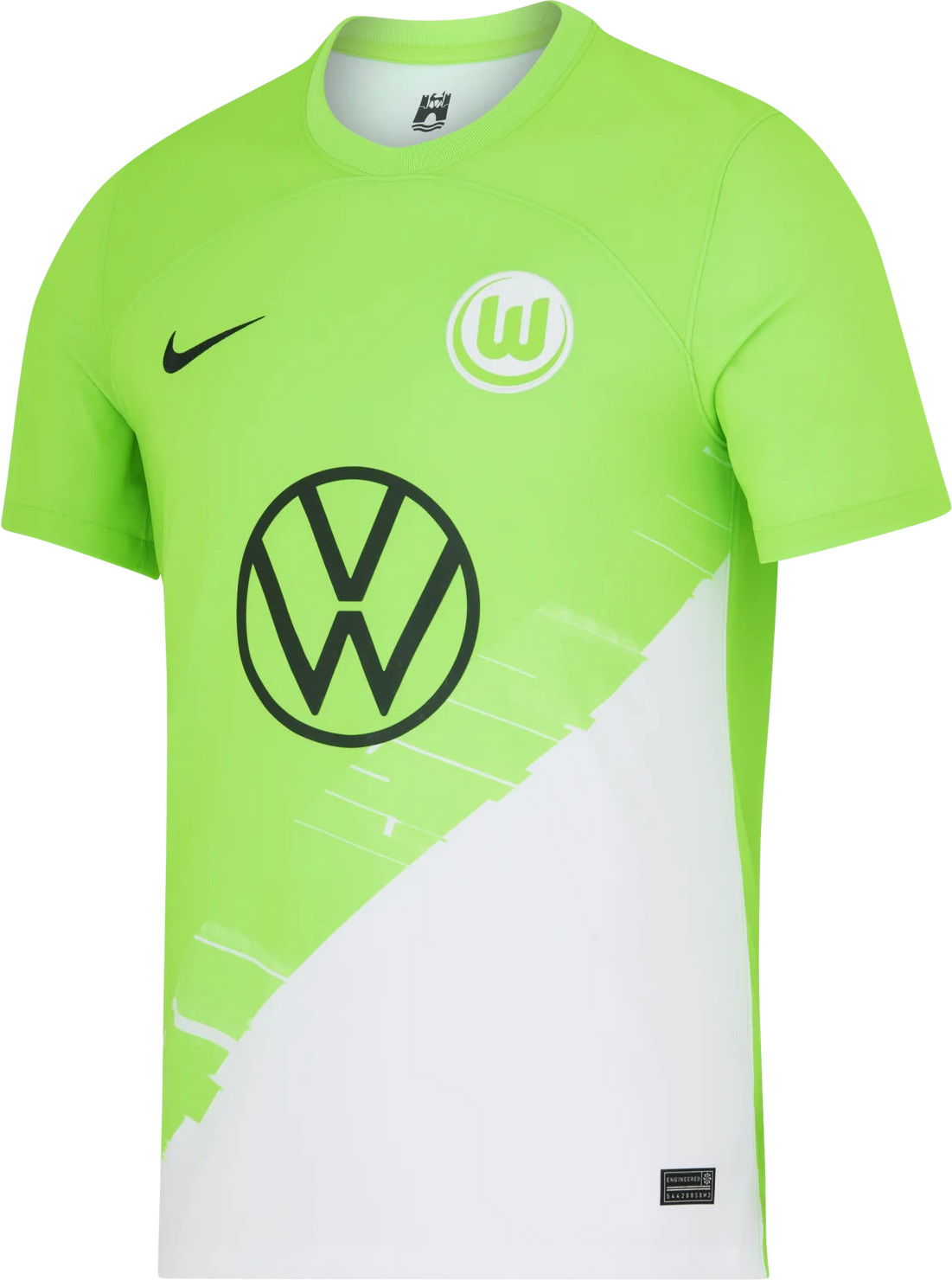 Jersey Nike VfL Wolfsburg Stadium 2023/24, Grön | fj7701-310, 0