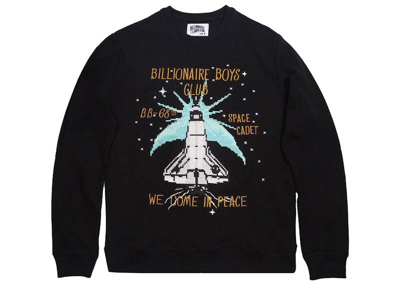 Sweater BILLIONAIRE BOYS CLUB Billionaire Boys Club BB Shuttle Crew Sweater Svart | 8718312BLK