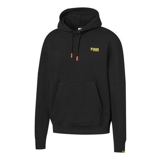 Sweatshirt Puma Randomevent Graphic Hoodie Svart | 59666201