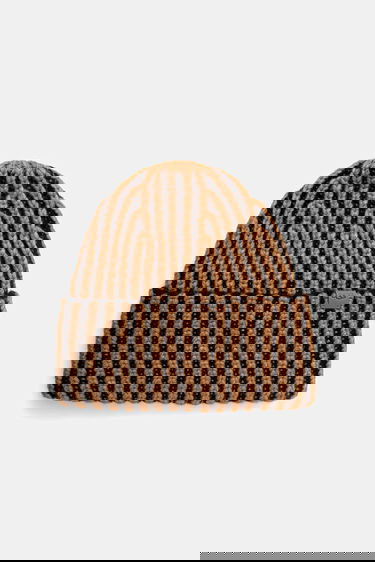 Tillbehör UGG CHUNKY Knitted Striped Wool Blend Hat and Fingerless Gloves Set Flerfärgad | 103605, 1