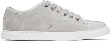 Sneakers och skor LANVIN DBB1 Suede & Patent Leather Sneakers Grå | FW-SKDBB1-VBAL-H24, 0