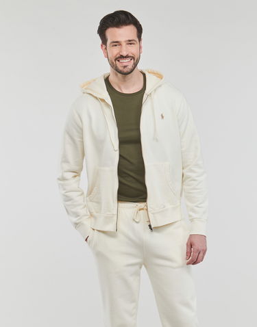 Sweatshirt Polo by Ralph Lauren Molleton Dye Hoodie Vit | 710916692003, 1