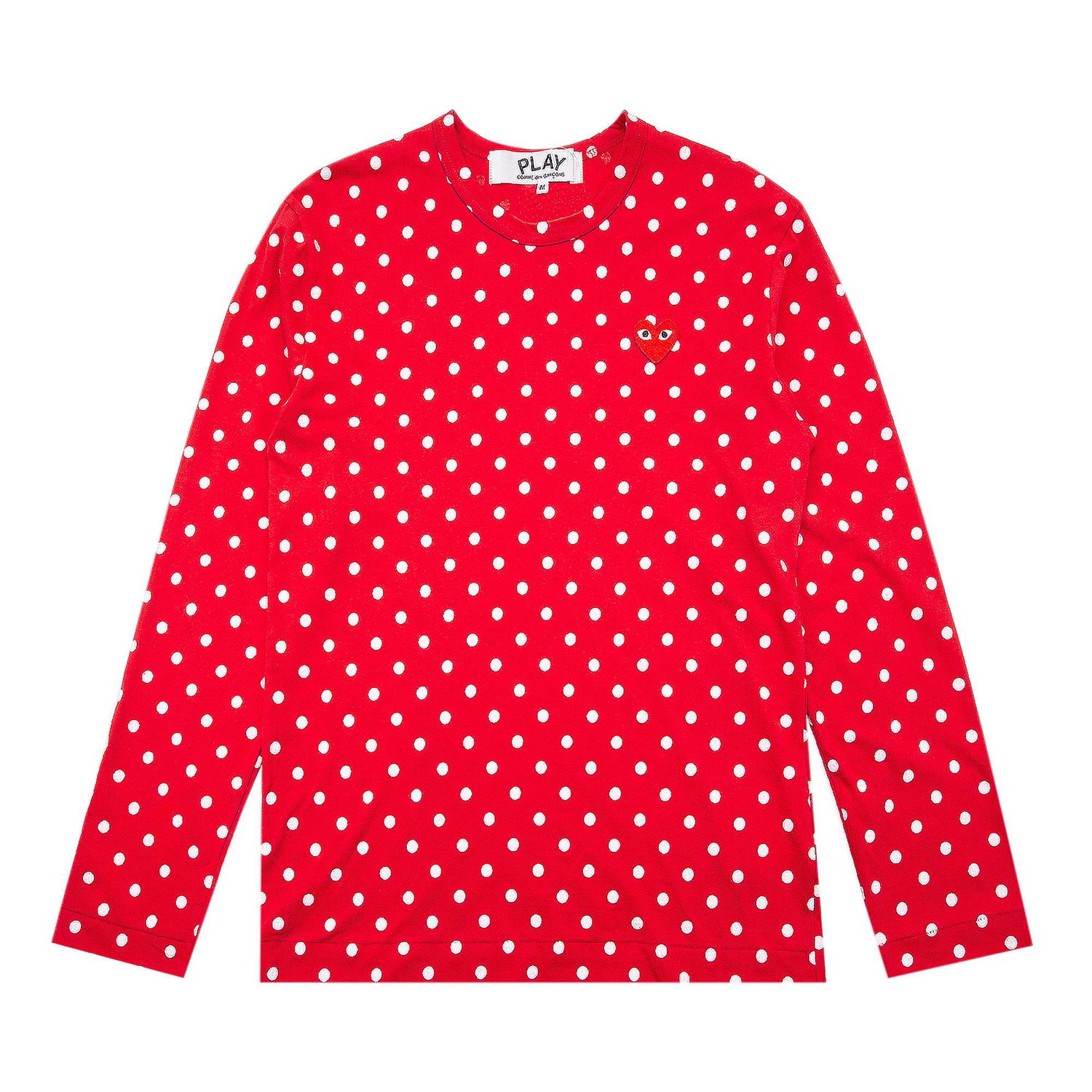 T-shirt Comme des Garçons Play Polka Dot T-Shirt Röd | AZ T166 051 3, 1
