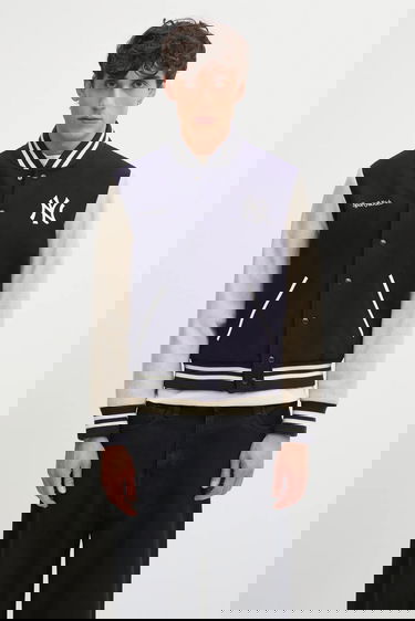 Bomberjacka Sporty & Rich Sporty & Rich Champions Wool Varsity Jacket Mörkblå | OW007623633BL111, 4