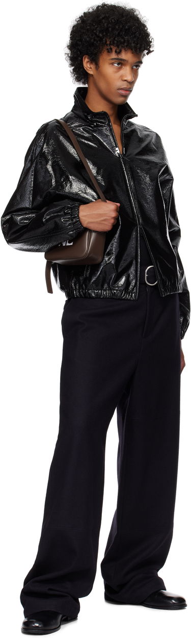 Jacka Courrèges Courrèges Vinyl Tracksuit Bomber Jacket Svart | 125CBL270VY0016, 3