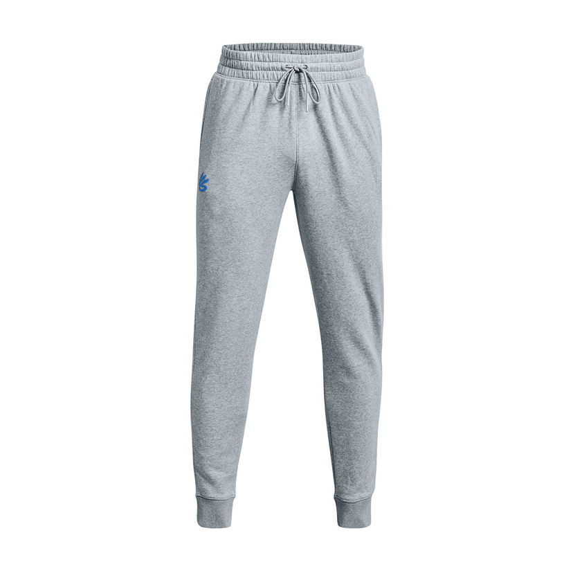 Träningsbyxor Under Armour Curry Fleece Sweatpants Blue Grå | 1374299-465