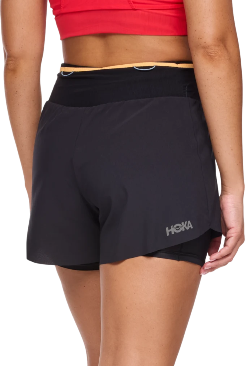 Shorts Hoka One One Hoka Skyglide Trail Short Svart | 1141741-blk, 1