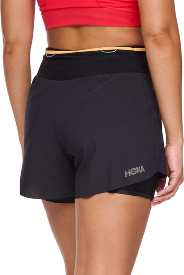 Shorts Hoka One One Hoka Skyglide Trail Short Svart | 1141741-blk, 1