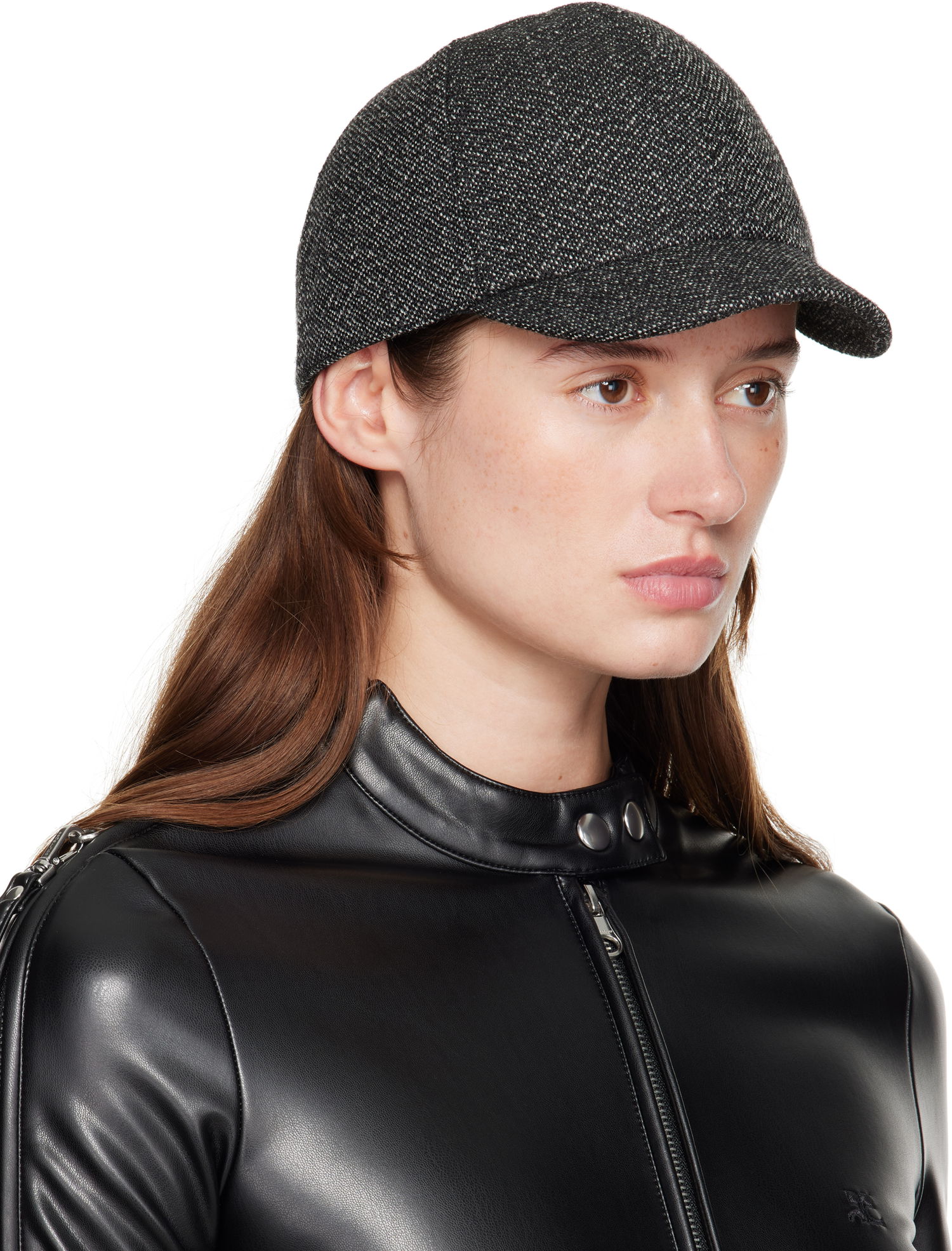 Keps Courrèges Courrèges Caviar Wool Cap Grå | 325ACT042WO0144, 1