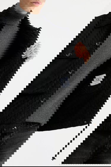 Jacka C.P. Company C.P. Company Quilted Overshirt Svart | 19CMOW080A110437G, 5