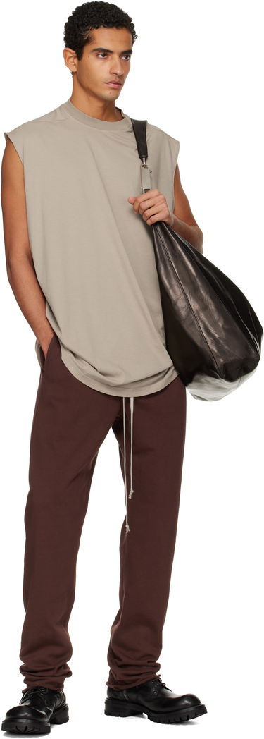 Linne Rick Owens DRKSHDW Concordians Tarp Sleeveless T-shirt Beige | DU02E7158 RN, 3