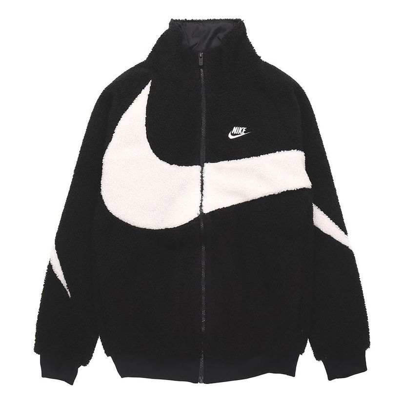 Bomberjacka Nike Big Swoosh Stand Collar Jacket Svart | DH2474-011
