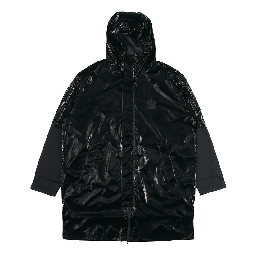 Regnrock adidas Originals Originals Liquid Metal Windbreaker Svart | GT7293