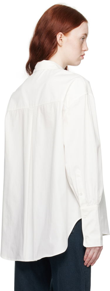Skjorta Anine Bing ANINE BING Maxine Long Sleeve Button-Up Shirt Vit | A-07-5832-100, 2