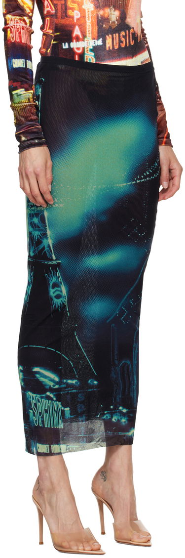 Kjol Jean Paul Gaultier Jean Paul Gaultier 'The Pigalle' Print Maxi Skirt Flerfärgad | 24/30-F-JU119-T552-59560100, 1