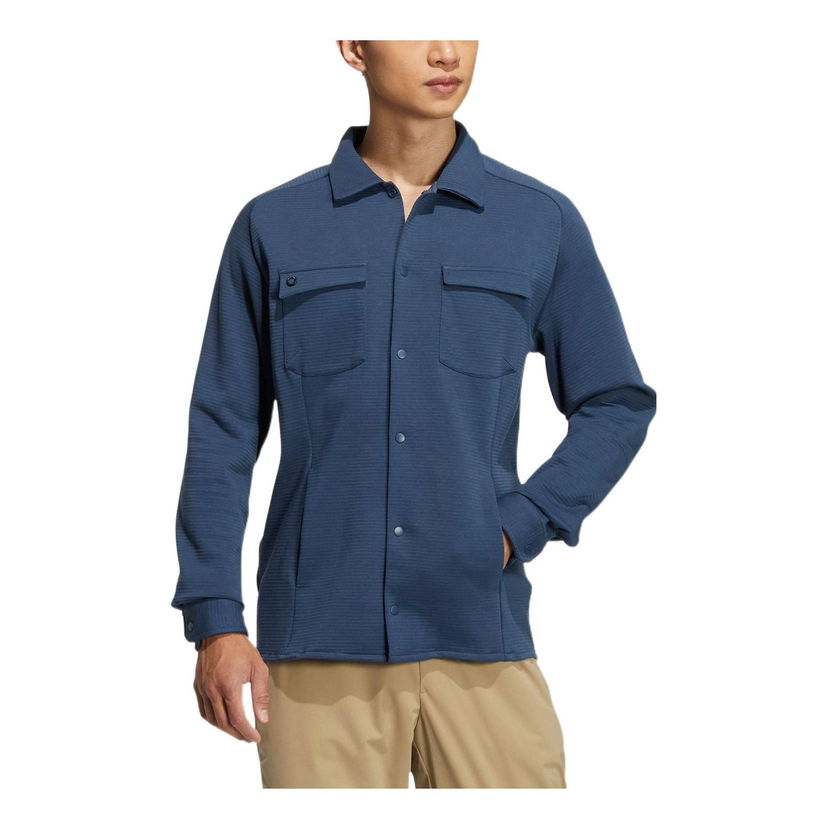 Skjorta adidas Originals Long Sleeve Pocket Shirt Blå | HG3238