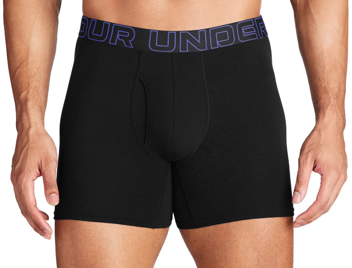 Boxare Under Armour Perf Cotton 6in-BLK Svart | 1383889-002, 0