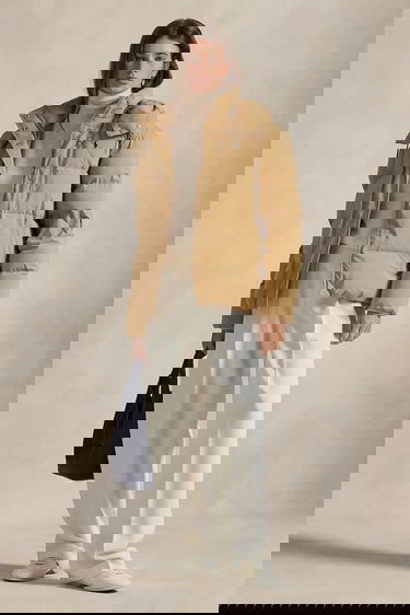 Pufferjacka Polo by Ralph Lauren Winter Matte Poly Down Puffer Jacket Beige | 211971190001, 2