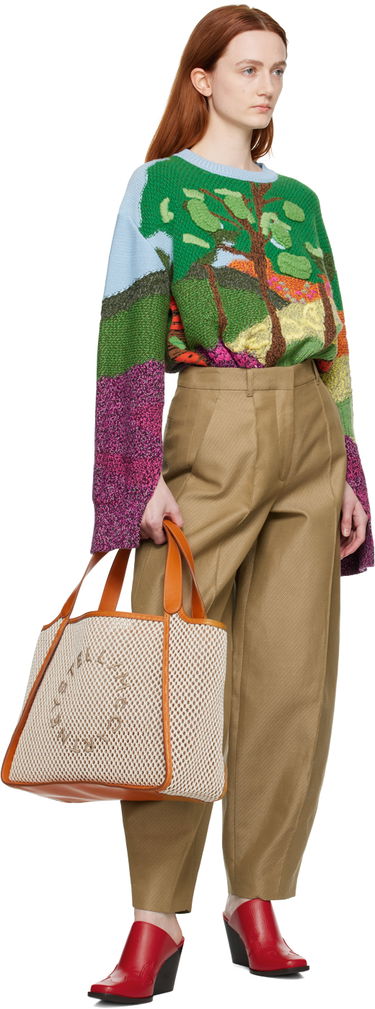 Byxor Stella McCartney Stella McCartney Tapered Trousers Brun | 6401023BU562, 3