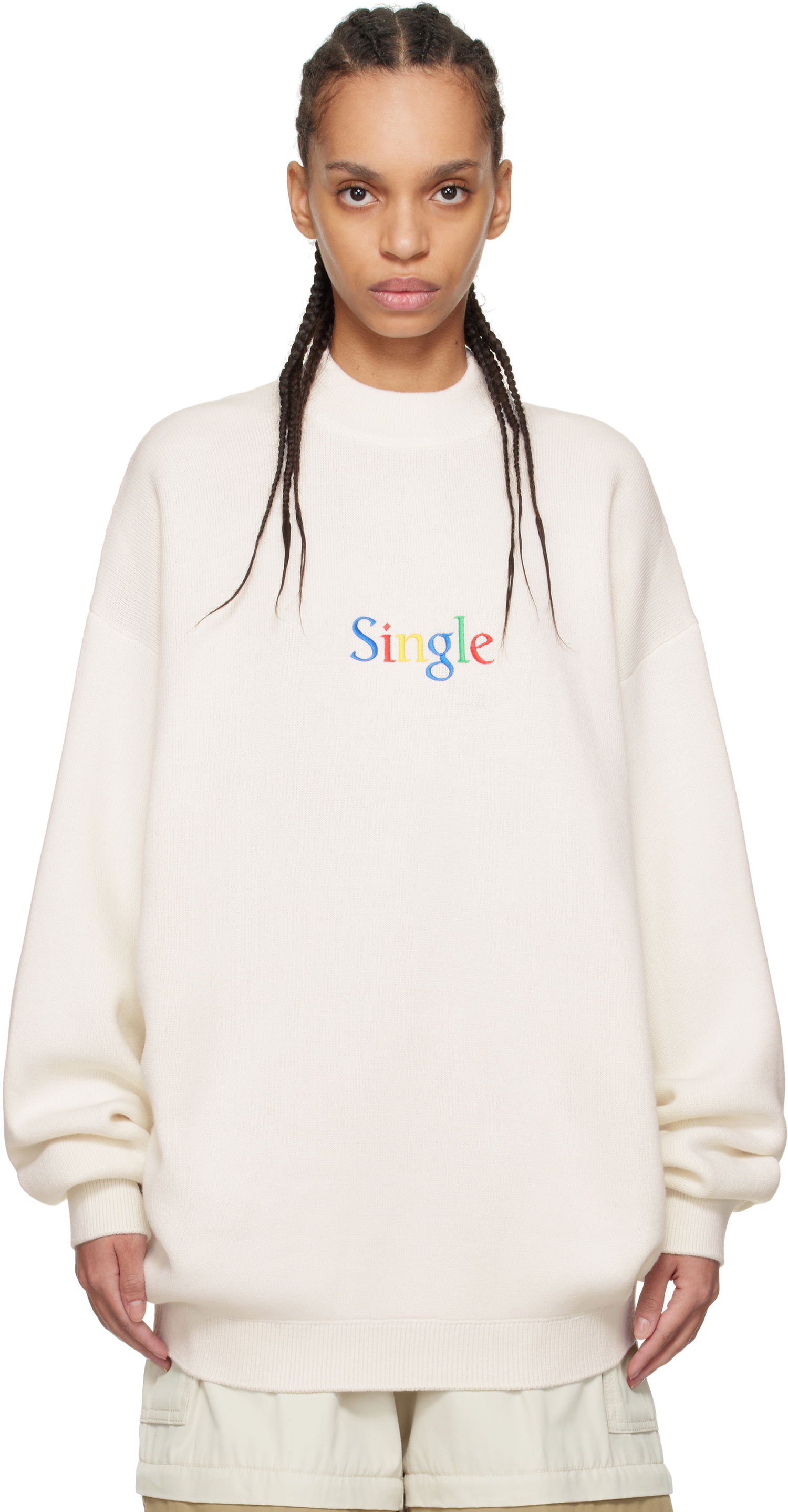 Sweater VETEMENTS Vetements 'Single' Sweater Vit | UA66KN120W, 0