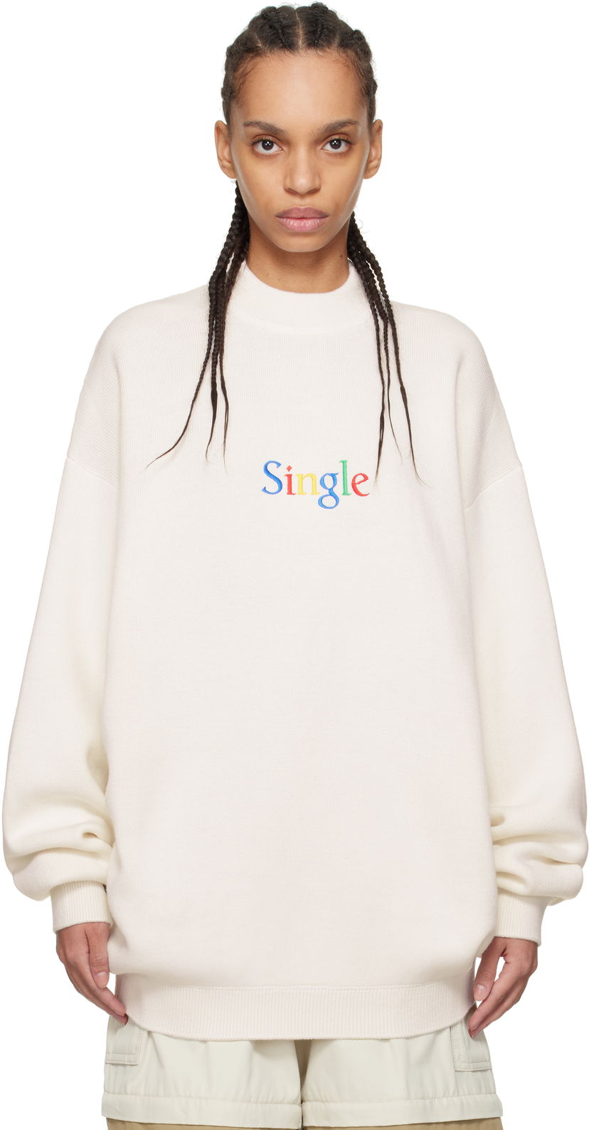 Sweater VETEMENTS Vetements 'Single' Sweater Vit | UA66KN120W
