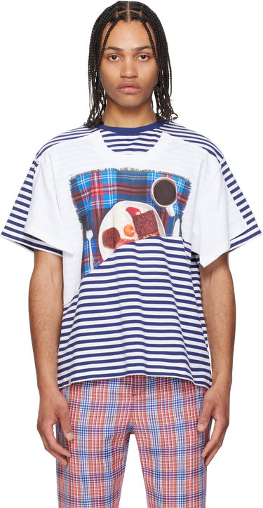 T-shirt Charles Jeffrey Loverboy Charles Jeffrey LOVERBOY Auld Hag Edition Double T-Shirt Blå | 54100101, 0