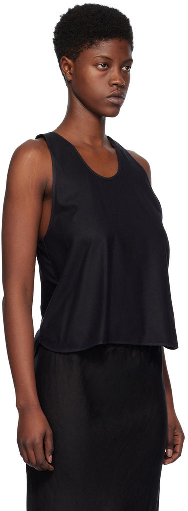 Linne Baserange Apron Tank Top Svart | TOAP-WS-000, 1