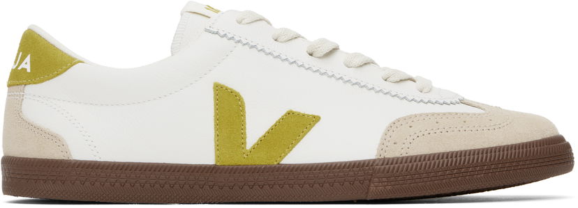 Kläder Veja Volley Leather Vit | VO2020504B