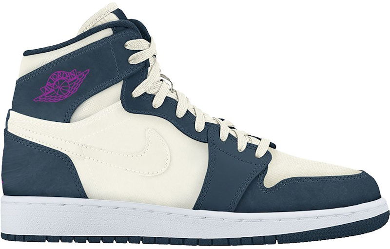 Sneakers och skor Jordan Air Jordan 1 Retro High Mörkblå | 332148-117
