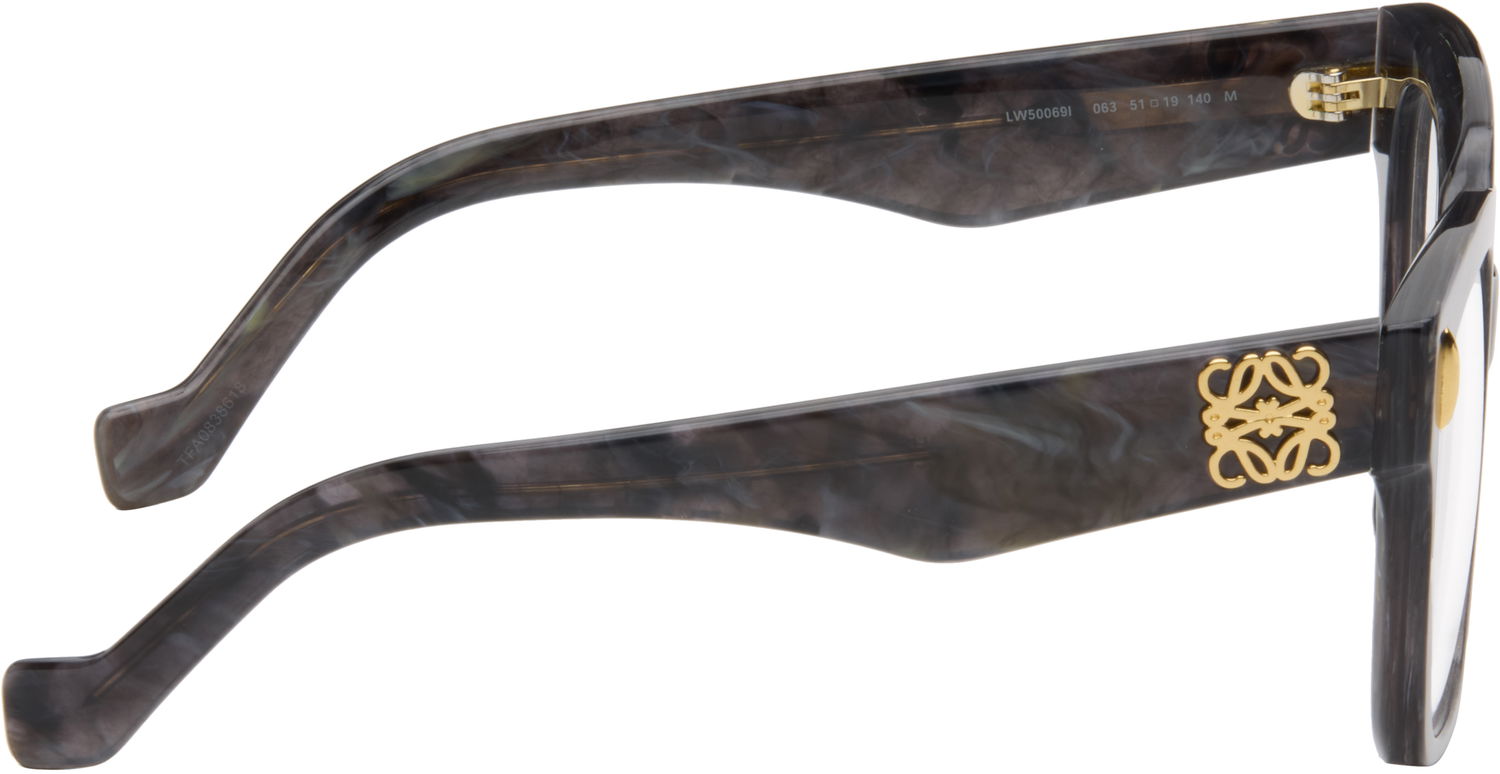 Solglasögon Loewe Anagram Square Glasses Svart | LW50069IM51063 840126848977, 1