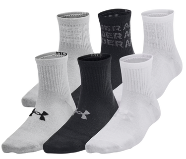 Strumpor Under Armour Essential 6pk Quarter Socks Flerfärgad | 1387060-001, 0