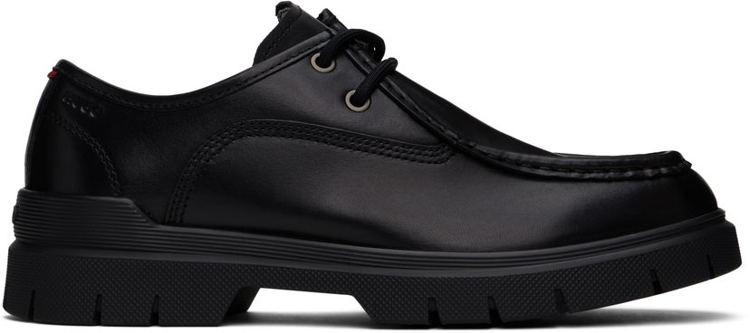 Kläder BOSS Hugo Double Stitching Derbys Svart | 50536171