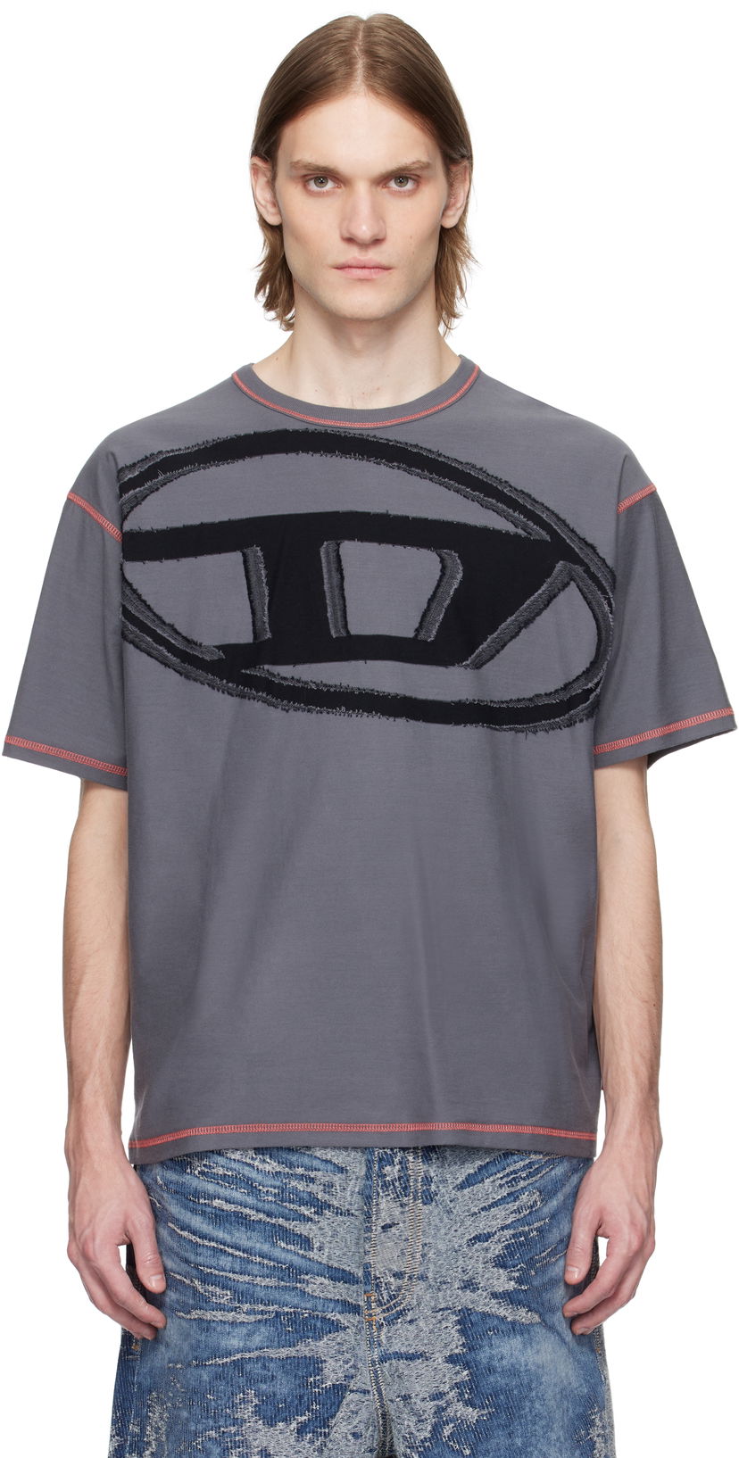 T-shirt Diesel T-Doxt T-Shirt Grå | A16185-0GIAS-9DV